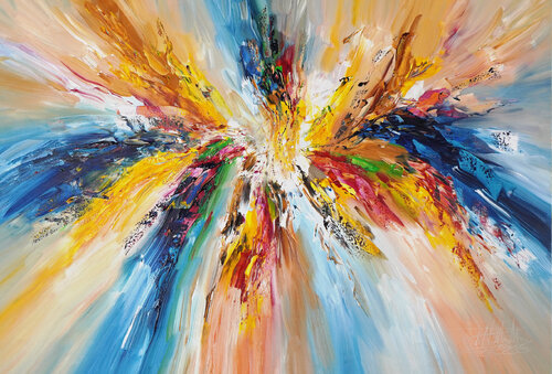 Abstract Symphony XL 1 by Peter Nottrott, Painting for Sale on Singulart