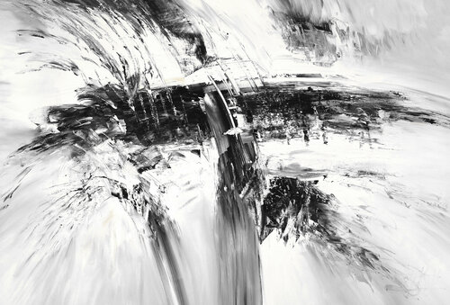 Black And White Energy XL 2 de Peter Nottrott, Pintura a la venta en Singulart