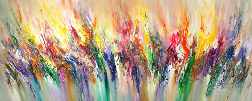 Slim: Flowery Inspirations 1 de Peter Nottrott, Pintura a la venta en Singulart