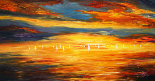 Seaside Rendezvous XXL 3 de Peter Nottrott, Pintura a la venta en Singulart