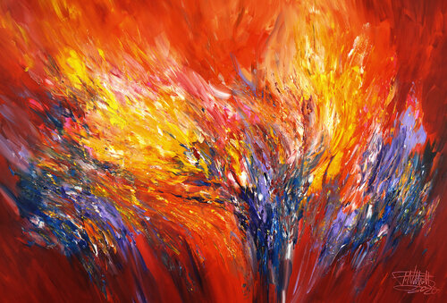 Red Energy XL 4 de Peter Nottrott, Pintura a la venta en Singulart