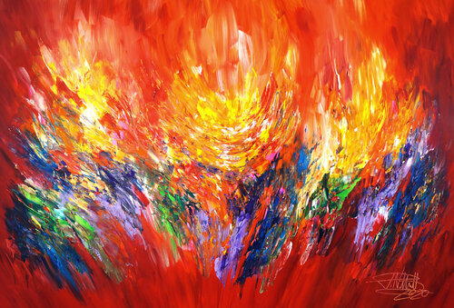 Red Energy XL 5 de Peter Nottrott, Pintura a la venta en Singulart