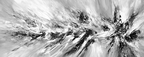 Stick: Black And White Line 1 de Peter Nottrott, Pintura a la venta en Singulart