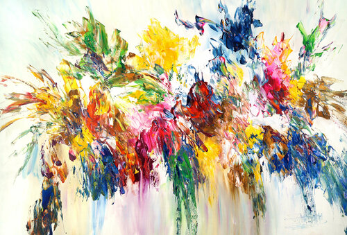 Summer Symphony XL 1 van Peter Nottrott, Schilderij te koop op Singulart
