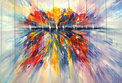 Sail Away XL 4 van Peter Nottrott, Schilderij te koop op Singulart