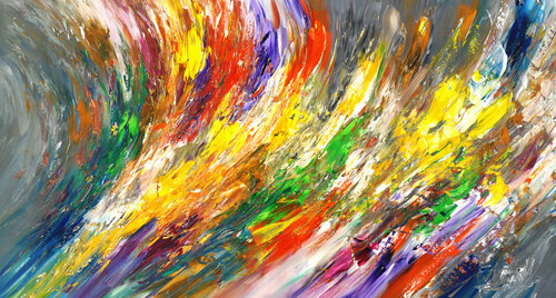 Energy Wave L 4 van Peter Nottrott, Schilderij te koop op Singulart