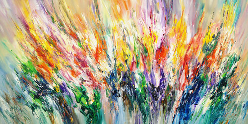 Summer Garden XXL 1 van Peter Nottrott, Schilderij te koop op Singulart