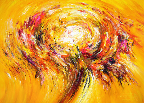 Let The Sun Shine L 1 van Peter Nottrott, Schilderij te koop op Singulart