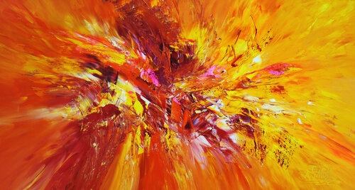 Red Hot Energy L 1 van Peter Nottrott, Schilderij te koop op Singulart