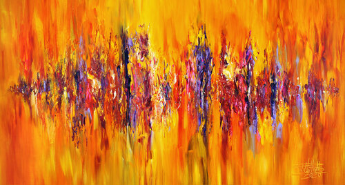 Romantic Seaside Rendezvous L 1 van Peter Nottrott, Schilderij te koop op Singulart