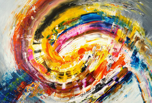 Vibrant Circle XL 1 di Peter Nottrott, Pittura in vendita su Singulart