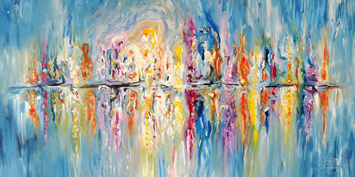 Seaside Rendezvous XXL 5 van Peter Nottrott, Schilderij te koop op Singulart