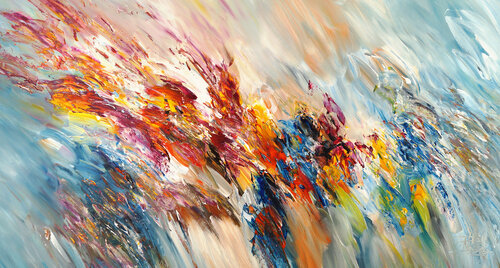 Awesome Wonderworld L 4 van Peter Nottrott, Schilderij te koop op Singulart