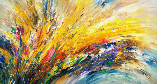Energetic Field L 3 van Peter Nottrott, Schilderij te koop op Singulart