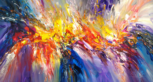 Big Bang L 1 van Peter Nottrott, Schilderij te koop op Singulart