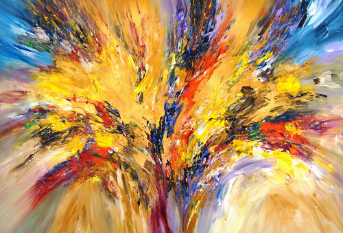 Golden Daydream XL 1 di Peter Nottrott, Pittura in vendita su Singulart