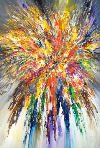 One Flash XL 1 van Peter Nottrott, Schilderij te koop op Singulart