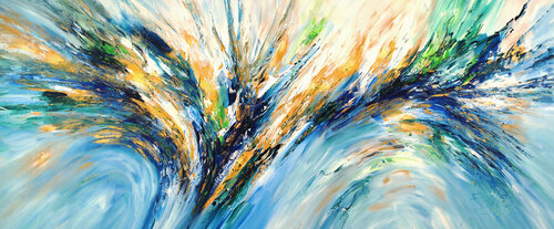 Stick: Golden Daydream 1 van Peter Nottrott, Schilderij te koop op Singulart