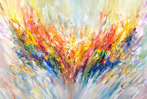 Energy Wings XL 1 van Peter Nottrott, Schilderij te koop op Singulart