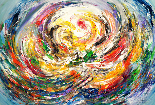 Stormy Day XL 2 van Peter Nottrott, Schilderij te koop op Singulart