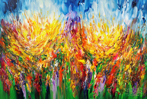 Sunny Summer Day XL 7 van Peter Nottrott, Schilderij te koop op Singulart