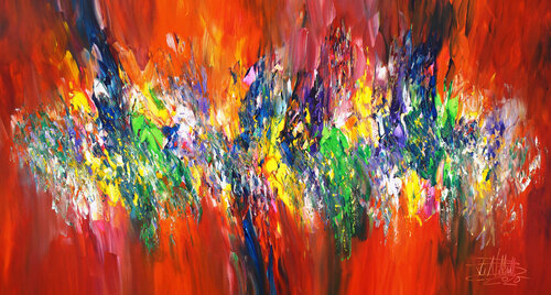 Red Daydream L 3 by Peter Nottrott, 회화 for Sale on Singulart