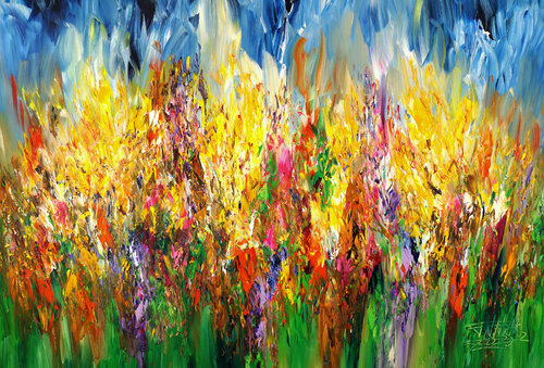 Sunny Summer Day XL 8 van Peter Nottrott, Schilderij te koop op Singulart