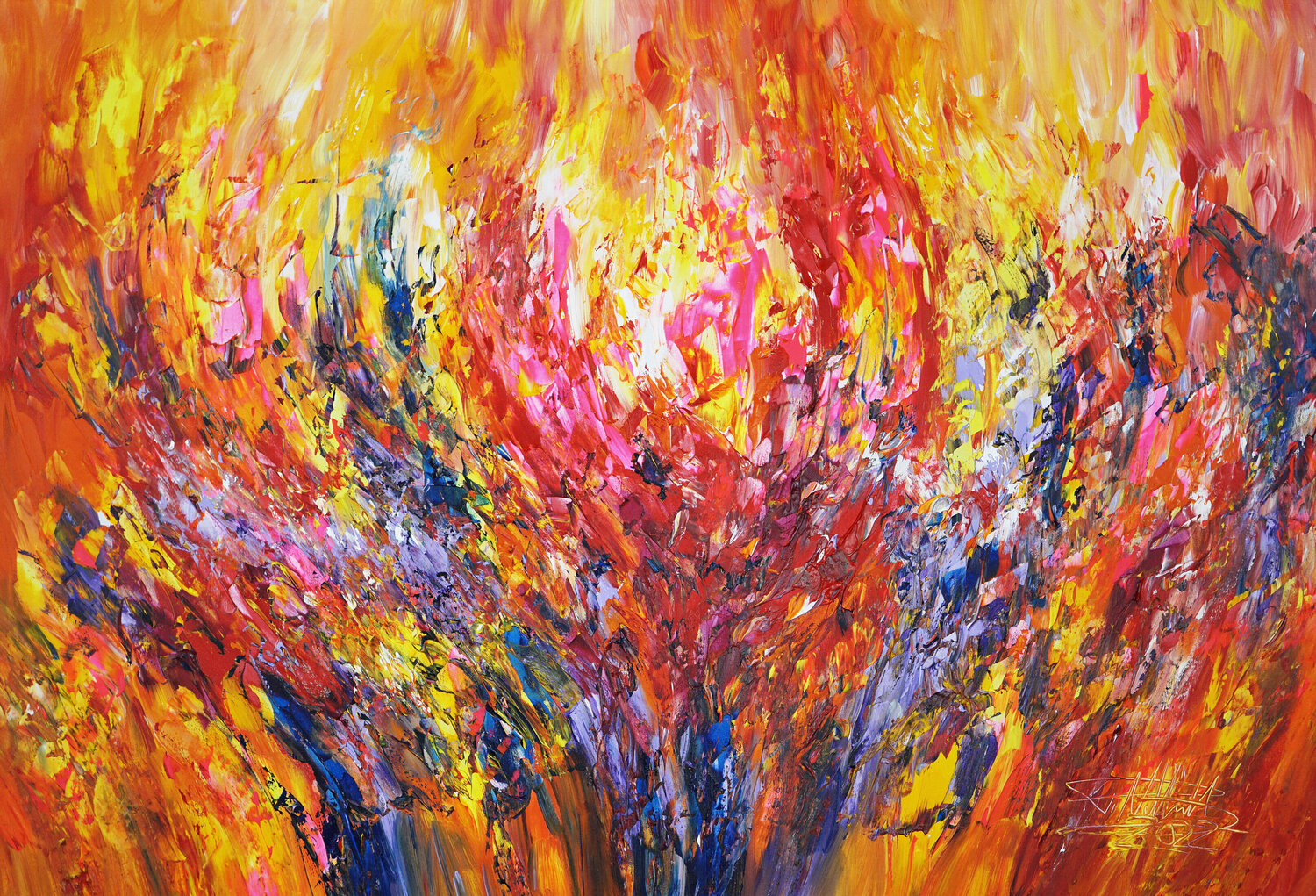 abstract art Vibrant Emotions XL 1 Peter Nottrott
