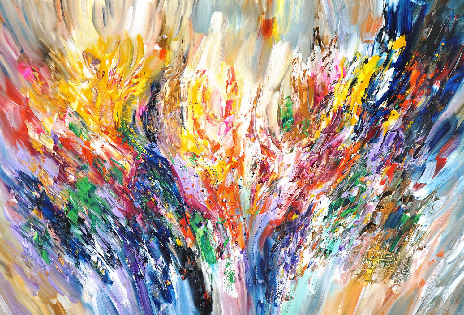 ABSTRACT Hot Summer Symphony XL 1 Peter Nottrott