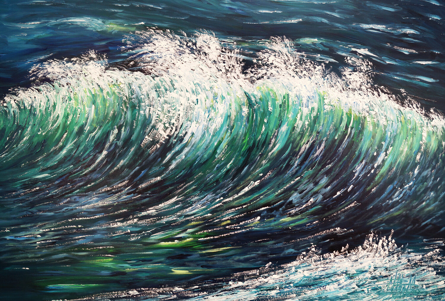 Seascape Breaking Waves XL 1 Peter Nottrott