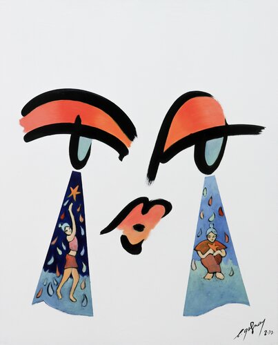 Tears Stories I di Etienne Quesnay, Pittura in vendita su Singulart