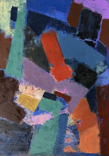 'Colour dynamics III' van Olga Konoshchuk, Schilderij te koop op Singulart