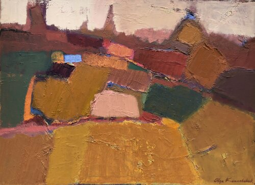 'Countryside' van Olga Konoshchuk, Schilderij te koop op Singulart
