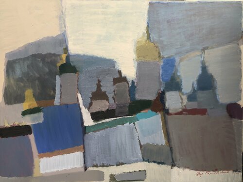 'The sanctuary. Saint Sophia Cathedral. Kyiv' van Olga Konoshchuk, Schilderij te koop op Singulart