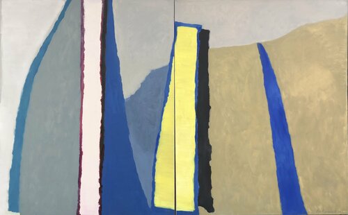 ‘Self-determination. Regatta’ diptych van Olga Konoshchuk, Schilderij te koop op Singulart