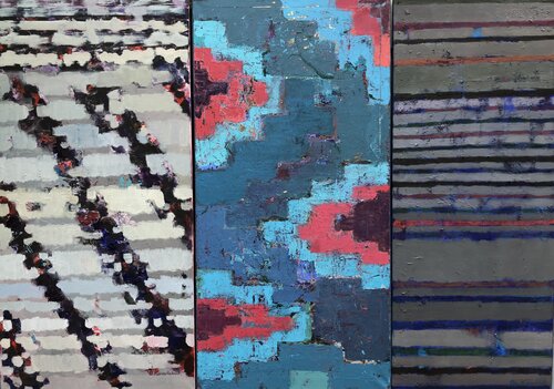 ‘ Heredity and variability I,II,V’ di Olga Konoshchuk, Pittura in vendita su Singulart