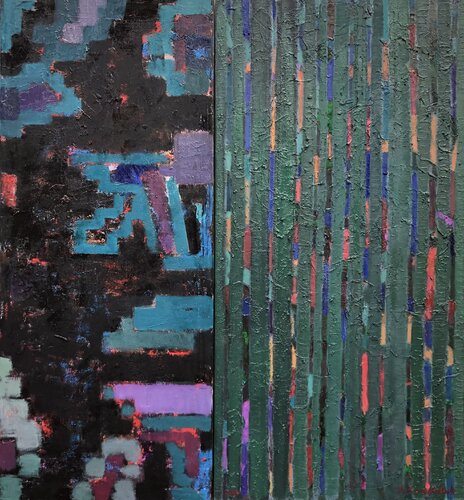 ‘ Heredity and variability IX,XI’ van Olga Konoshchuk, Schilderij te koop op Singulart