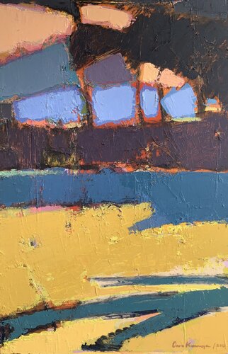 'Landscape.Park' van Olga Konoshchuk, Schilderij te koop op Singulart