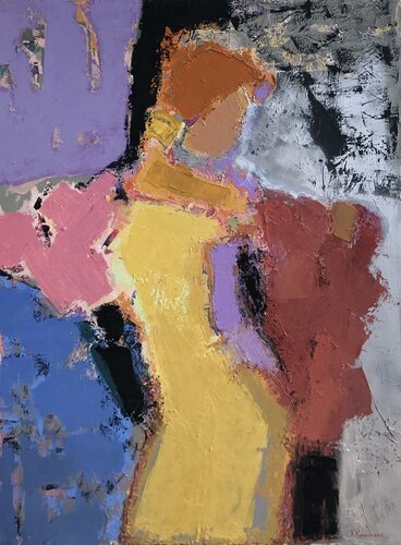 'Flirtation' von Olga Konoshchuk, Malerei kaufen auf Singulart