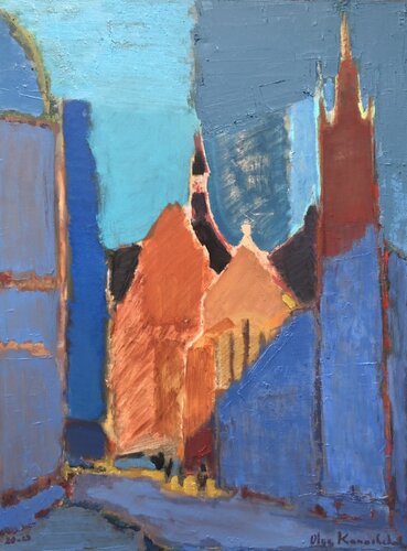 'Mayfair. Holy Family' di Olga Konoshchuk, Pittura in vendita su Singulart