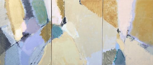 'Summer dream' triptych von Olga Konoshchuk, Malerei kaufen auf Singulart