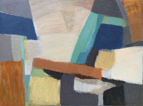 'Composition. Grey' di Olga Konoshchuk, Pittura in vendita su Singulart