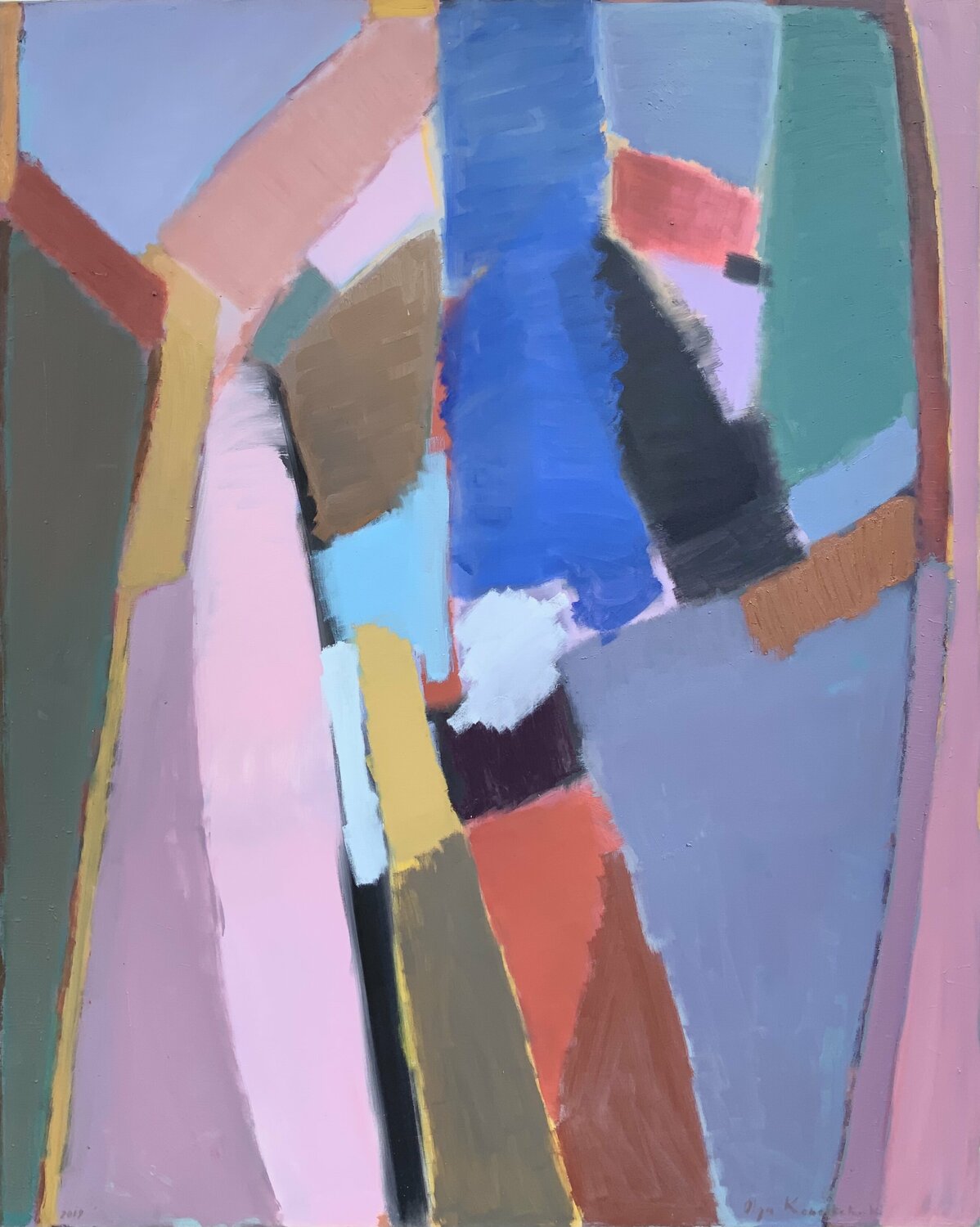 'Dynamic structure' 152X121cm  2019 Olga Konoshchuk