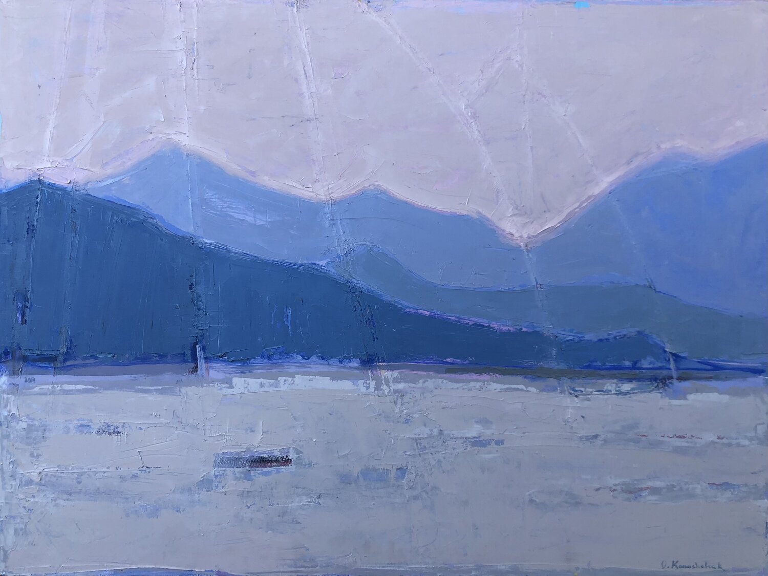 'Aerial perspective. IV' Olga Konoshchuk