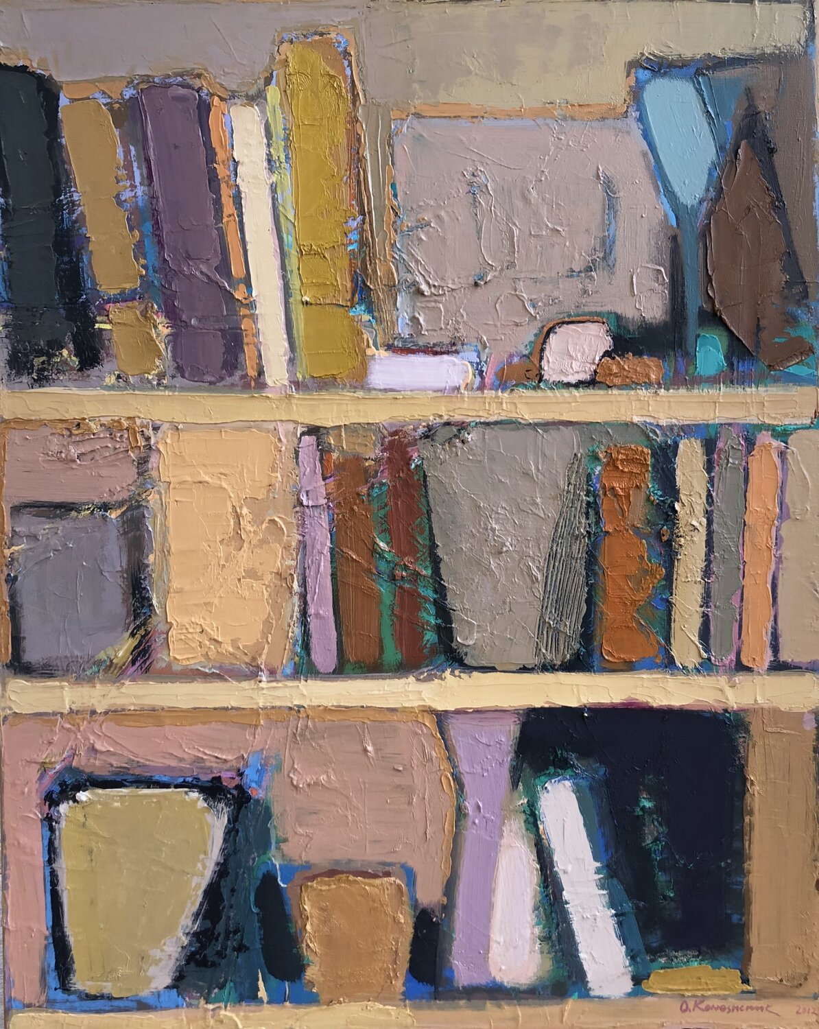 'Bookshelf III. Day' Olga Konoshchuk