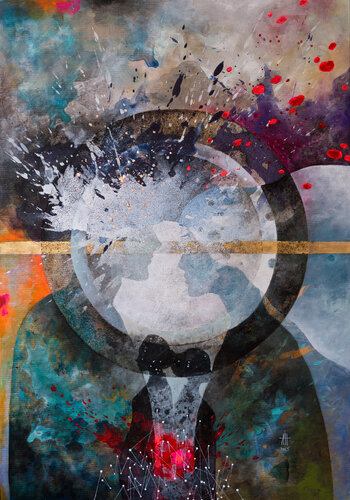 Conversations with the Universe von Andreia Cismasiu, Malerei kaufen auf Singulart
