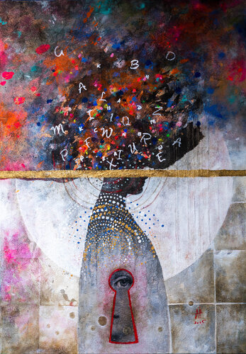 Watching you by Andreia Cismasiu, Painting for Sale on Singulart