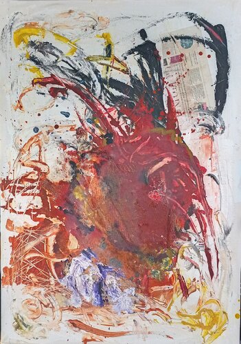 Nella trama del caos van PIETRO DARESTA, Schilderij te koop op Singulart