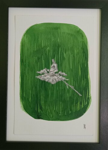 Across the canopy de Achezegag, Dibujo a la venta en Singulart
