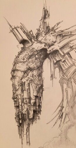 Tribute to Moebus de Achezegag, Dibujo a la venta en Singulart